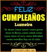 GIF Frases de Cumpleaños Luzneira